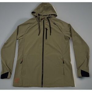 KETL Mountain Apparel Escapade Jacket Olive Green Full Zip Softshell Sz Medium